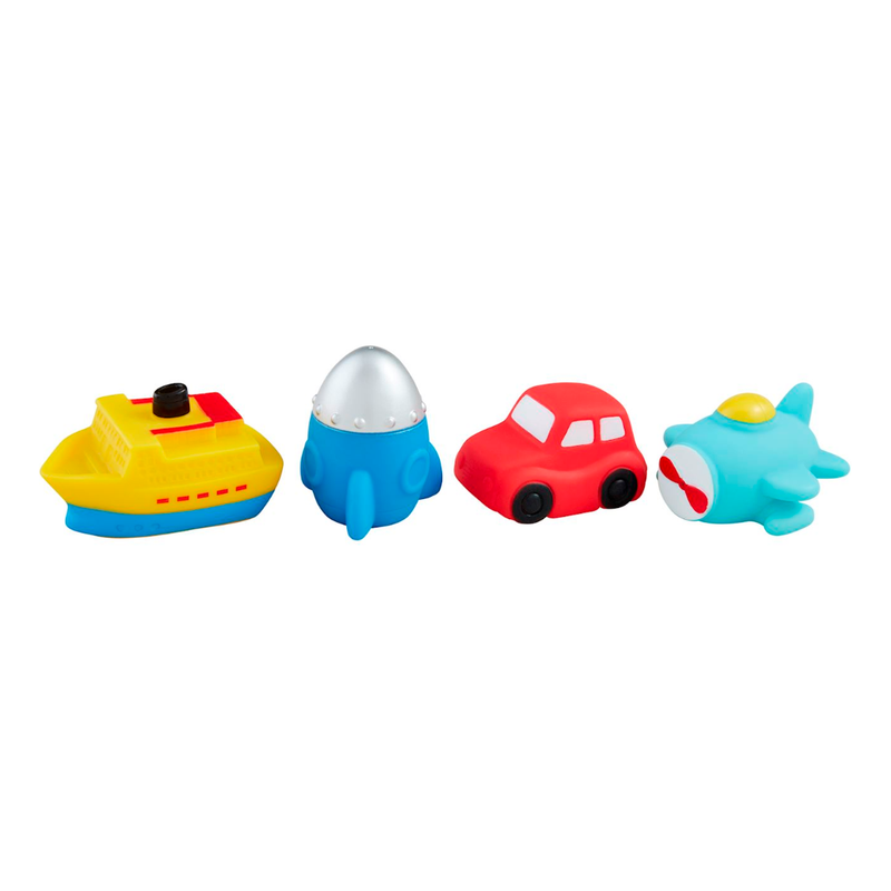 Light-Up Transportation Bath Toy Set 