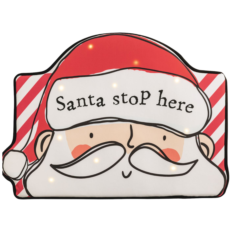 Light Up Santa Musical Doormat