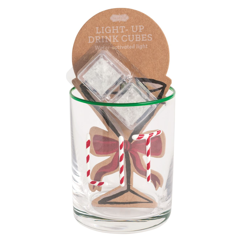 Lit Glass and Light Up Cube Set