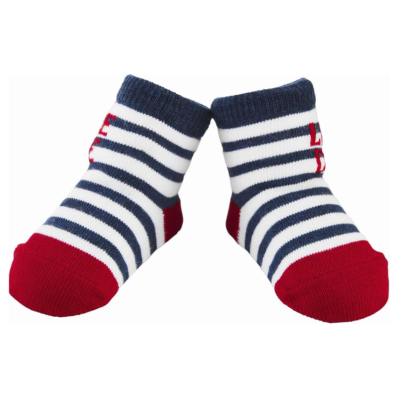 Little Dude Striped Baby Socks