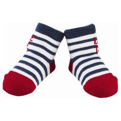 Little Dude Striped Baby Socks