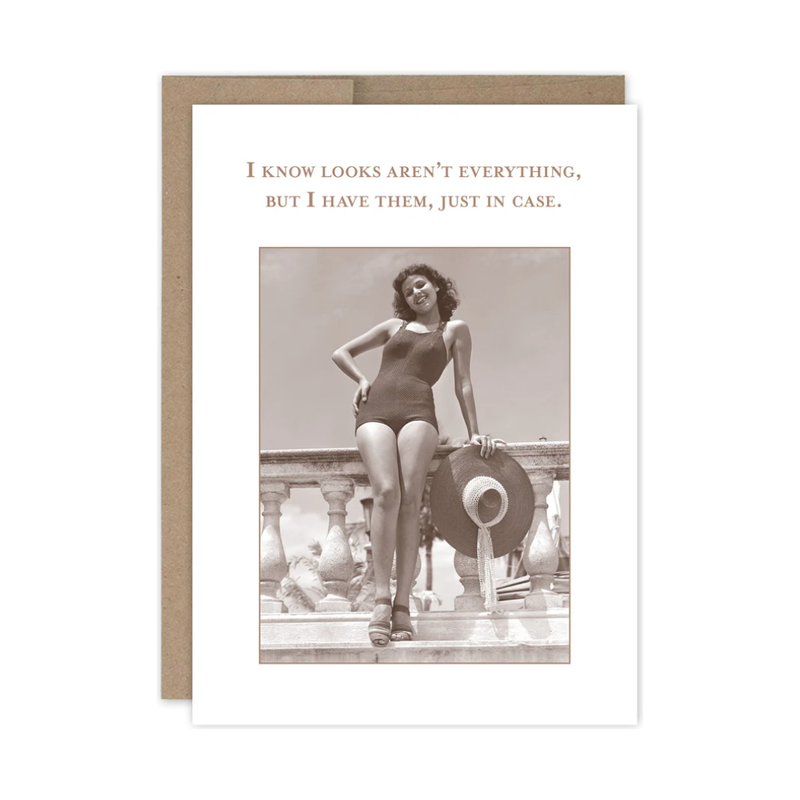 Looks Aren't Everything Birthday Card