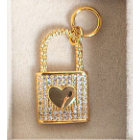 Love Lock Scarf Charm 