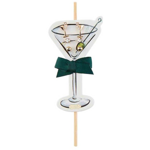 Martini Drink Icon Earrings