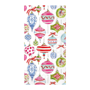 Merry Vintage Ornament Guest Towels 