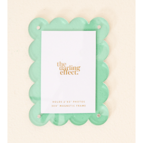 Mint Green Mini Acrylic Picture Frame Magnet 