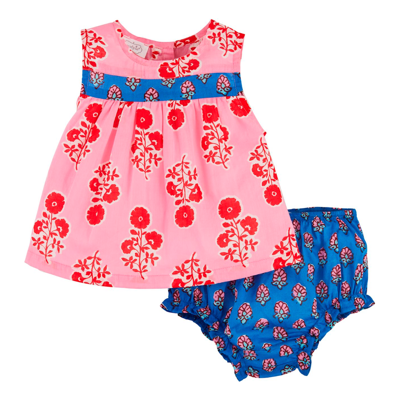 Mixed Print Pinafore