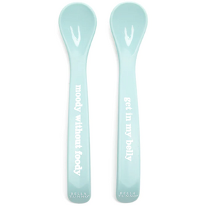 Moody without foody/Get in my belly spoon set