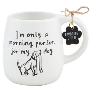 Morning Person Dog Collar Charm