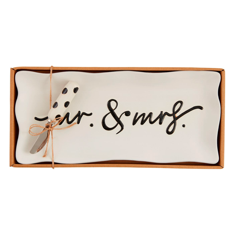 Mr and Mrs Hostess Tray Set