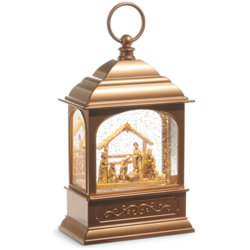 Nativity and Creche Lighted Water Lantern