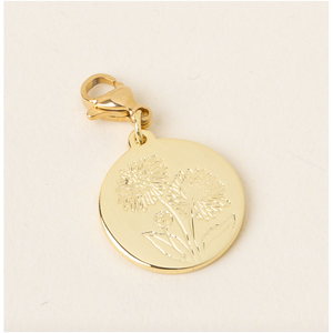 Birth Flower Charm November