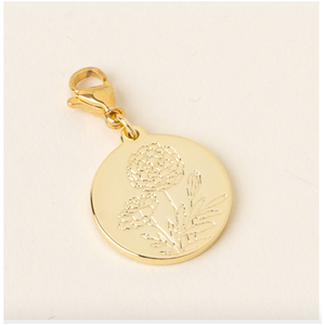 Birth Flower Charm October