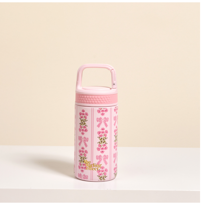 Oh So Fancy Pink Lil' Bittle Bottle-Poppin' Petals Water Bottle