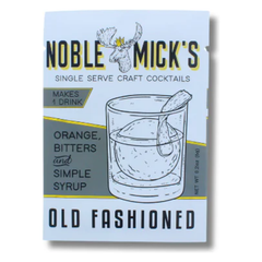 Old Fashioned Single Serve Craft Cocktail Packet.