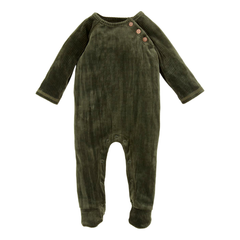 Olive Velour Sleeper