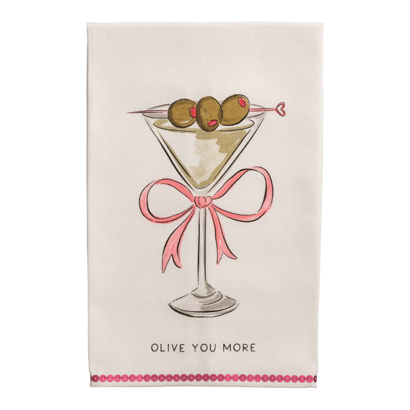 Olive You More Tea Towel