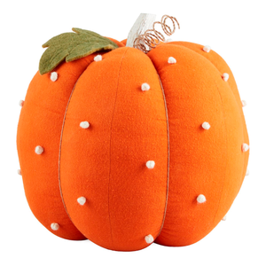 Orange Dotted Stuffed Pumpkin