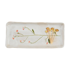 Orange Flower Everything Toothpick Tray