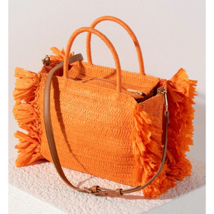 Orange Sarah Mini Tote