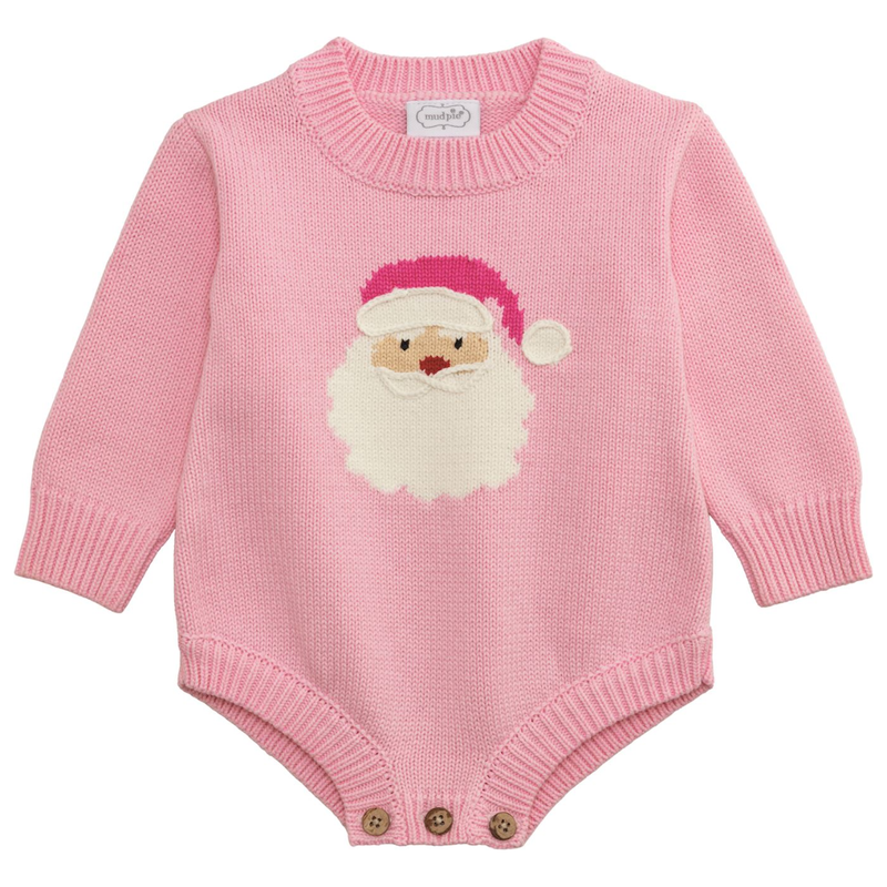 Pink Santa Sweater Bubble