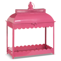 Pink Scalloped Lantern