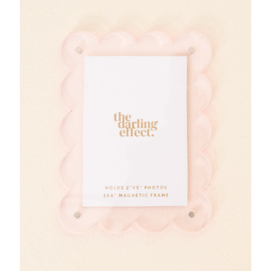 Pale Pink Mini Acrylic Picture Frame Magnet 