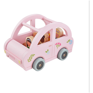 Pink Car Toy Set