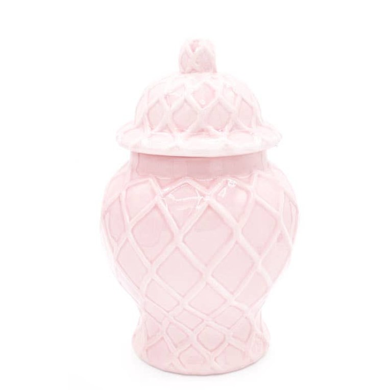 Small Pink Ginger Jar