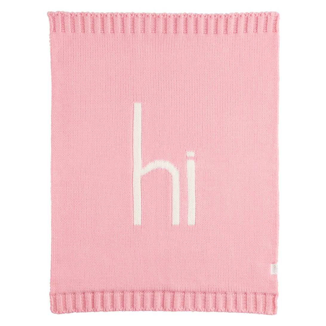 Pink Hi Baby Blanket