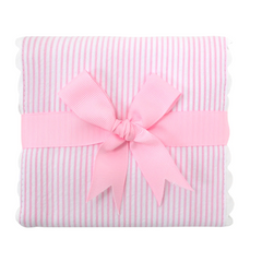 Pink Lamb Fancy Fabric Burp Cloth