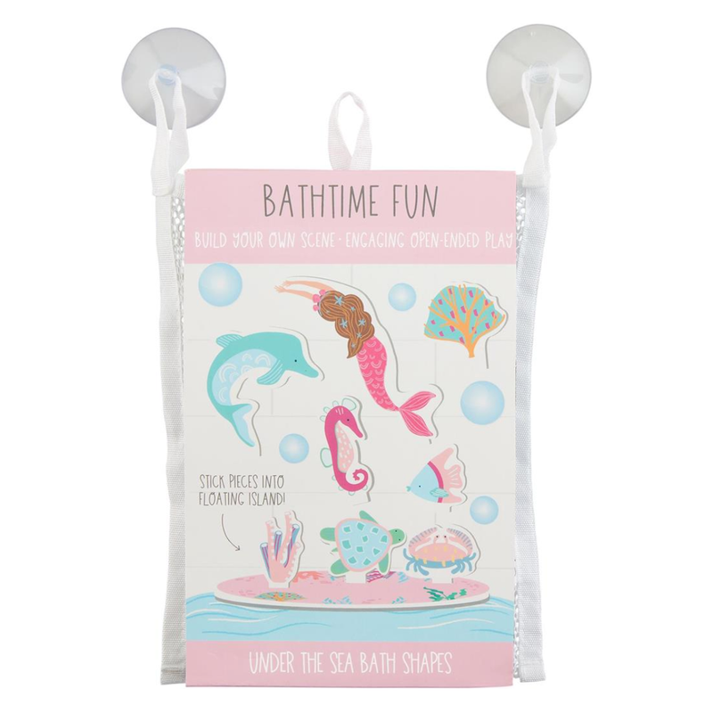 Pink Ocean Bath Stickable Set