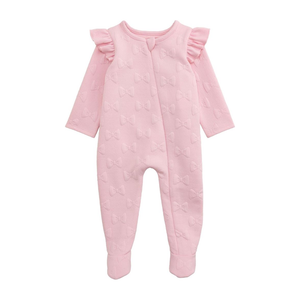 Pink Quilted Bow Sleeper