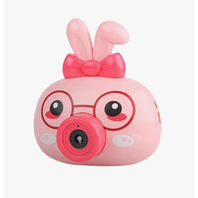 Pink Rabbit Bubble Camera
