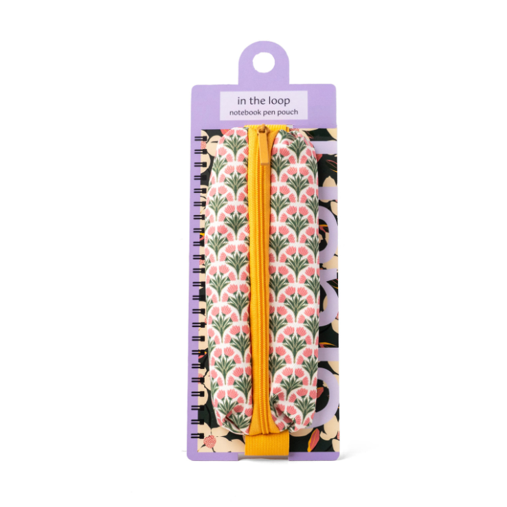 Pink/Green with Yellow Zipper