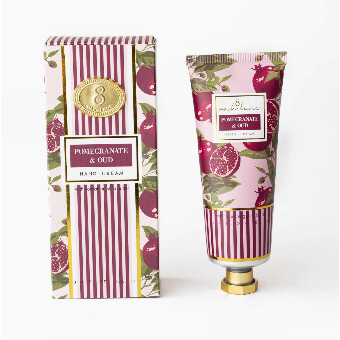 Pomegranate and Oud 100ml Boxed Hand Cream 