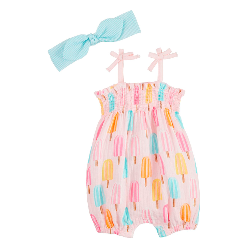Popsicle Romper & Headband