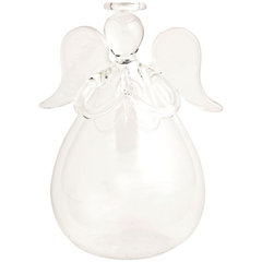Praying Glass Angel Bud Vase
