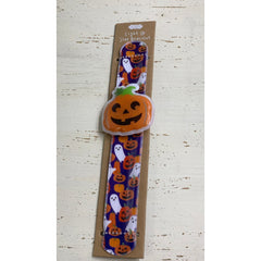 Pumpkin Light Up Slap Bracelet 