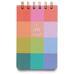 Rainbow Check Twin Wire Notepad