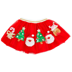 Red Christmas Sequin Tutu