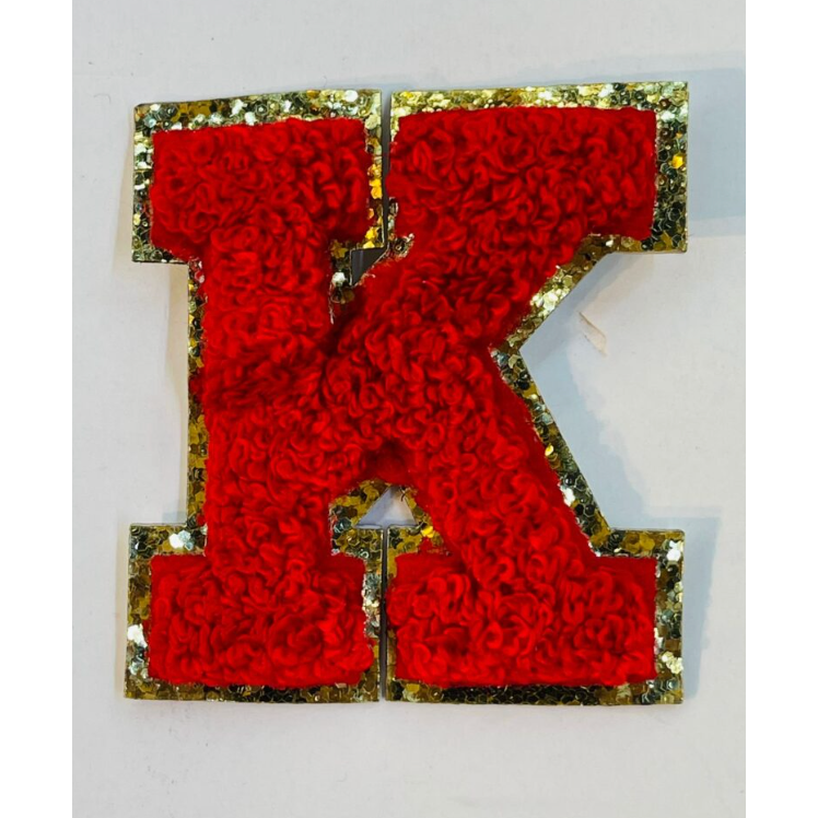 Letter K in Red