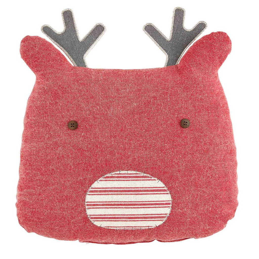 Red Reindeer Pillow