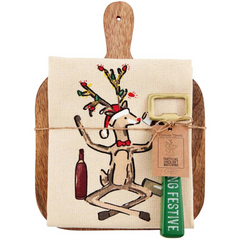 Reindeer Board Towel Set
