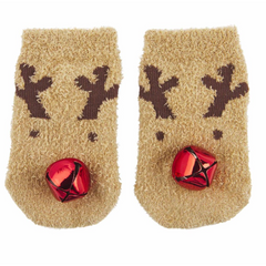 Reindeer Chenille Rattle Socks
