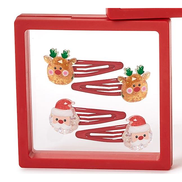 Reindeer and Santa