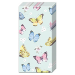 Romantic Butterflies Pocket Tissues 