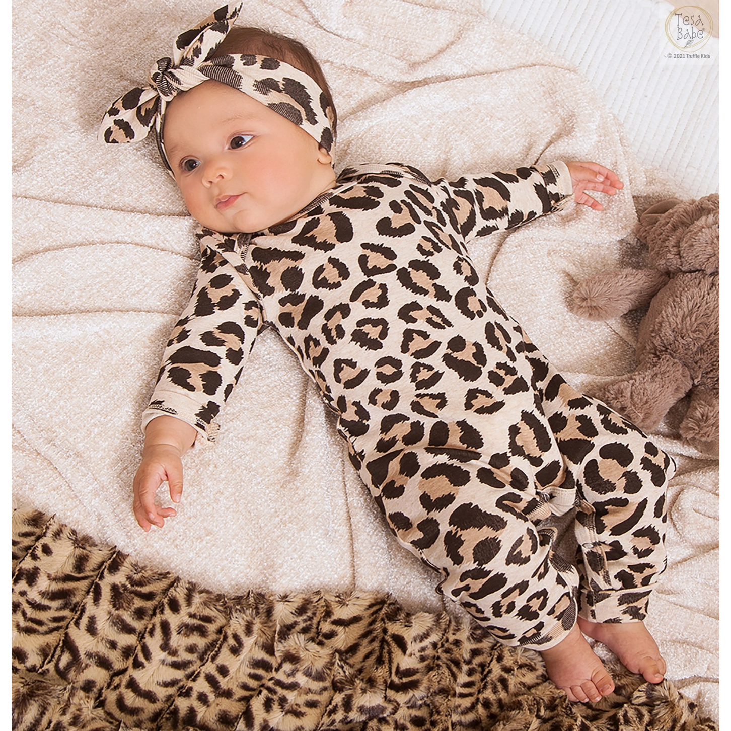 Leopard Cotton Romper
