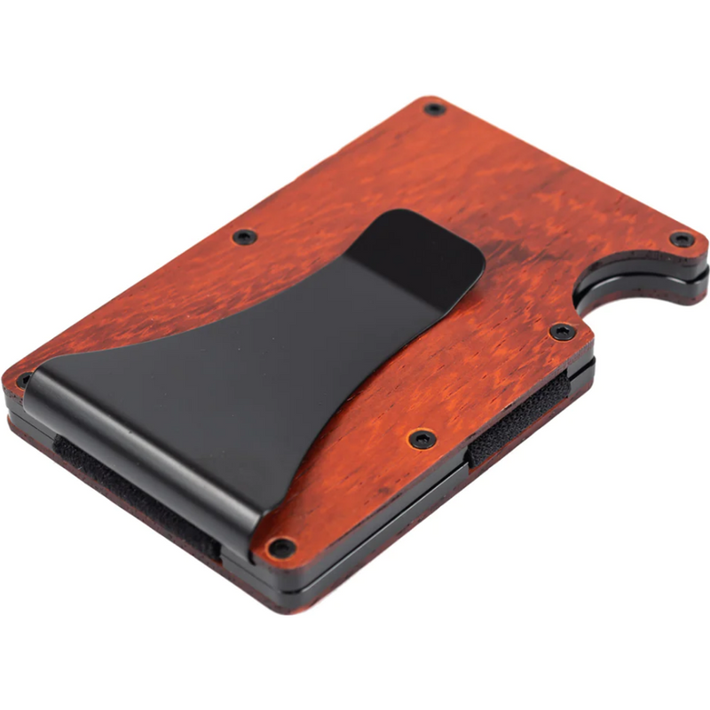 Rosewood RFID Money Clip