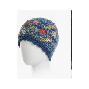 Sadie Beanie in Blue